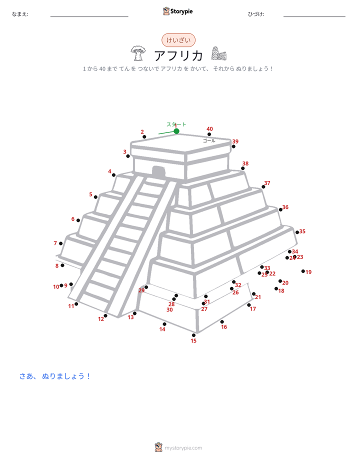 点つなぎ