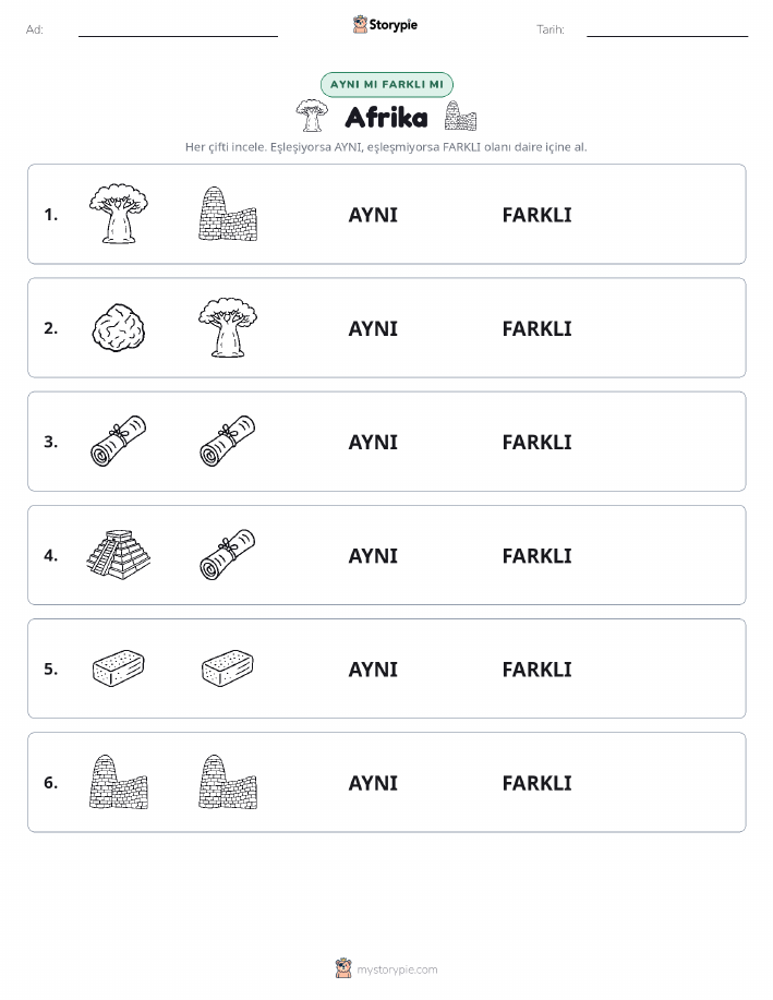 Aynı mı Farklı mı