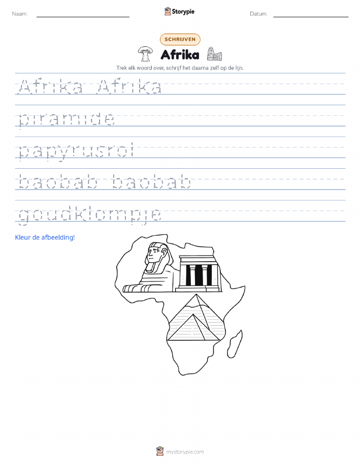 Schrijf Oefening