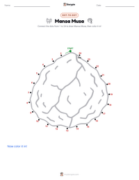 Mansa Musa printable worksheet preview