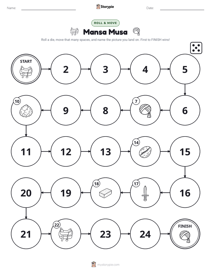 Roll & Move Game