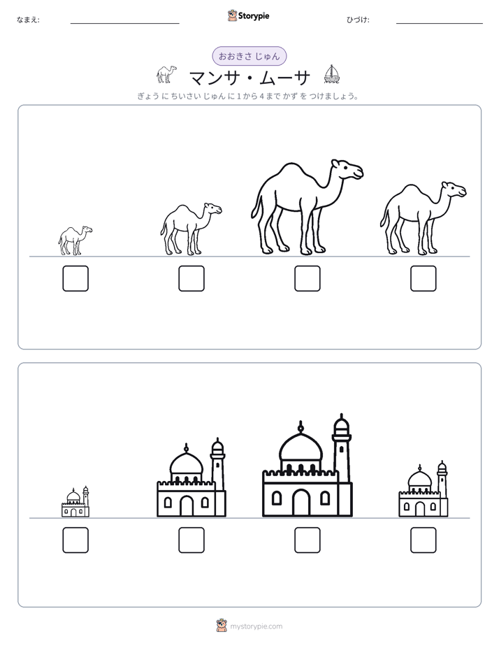 サイズ順