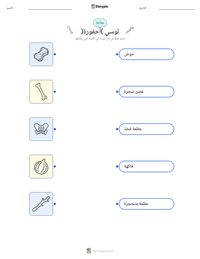 معاينة ورقة العمل القابلة للطباعة لوسي (أحفورة)