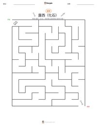 露西（化石） 可打印工作表预览