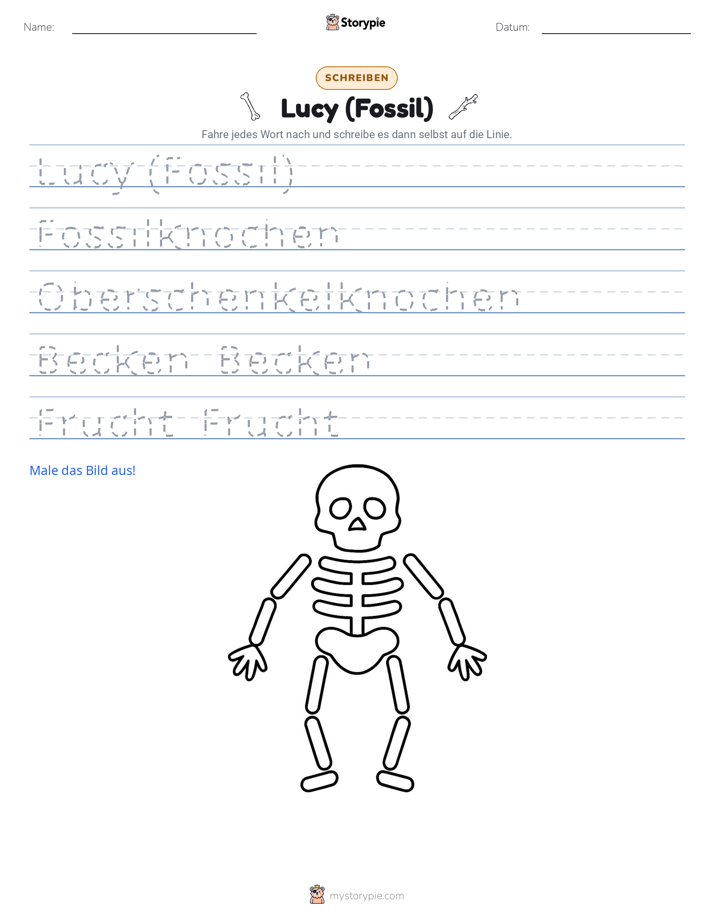 Schreibübung