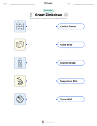 Great Zimbabwe printable worksheet preview