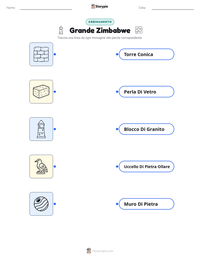 Anteprima della scheda stampabile di Grande Zimbabwe