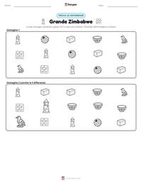 Anteprima della scheda stampabile di Grande Zimbabwe