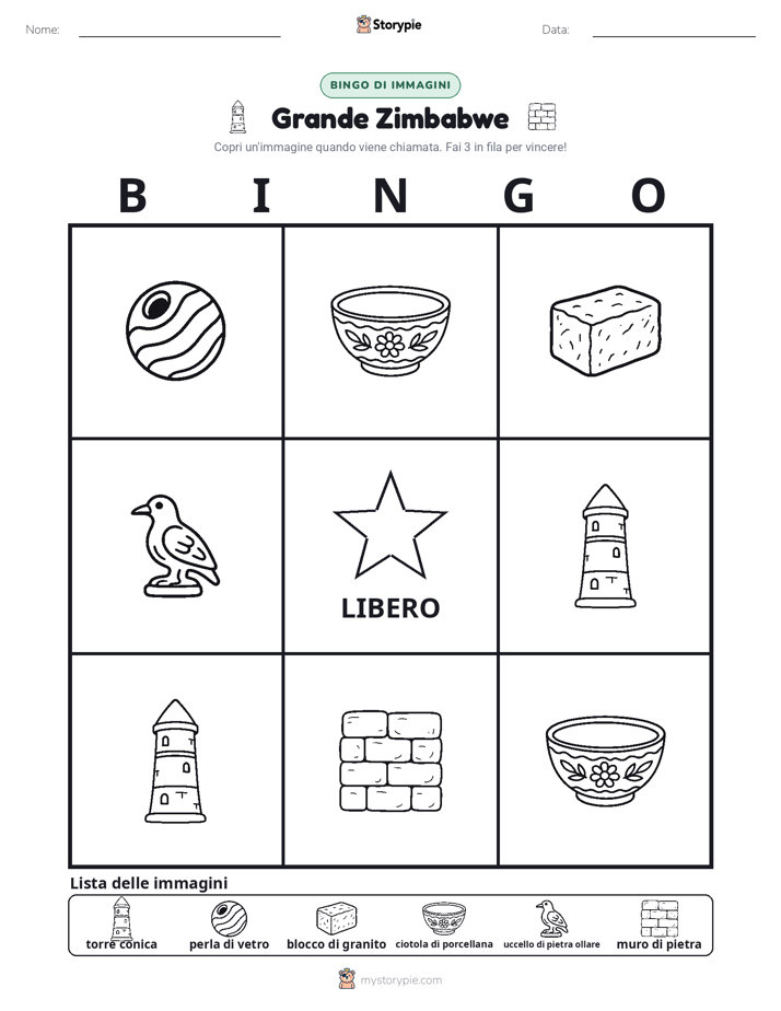 Bingo delle Immagini