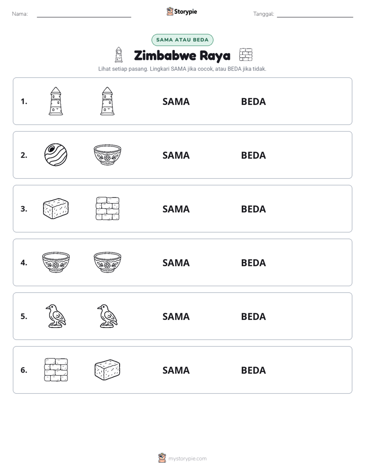 Sama atau Berbeda