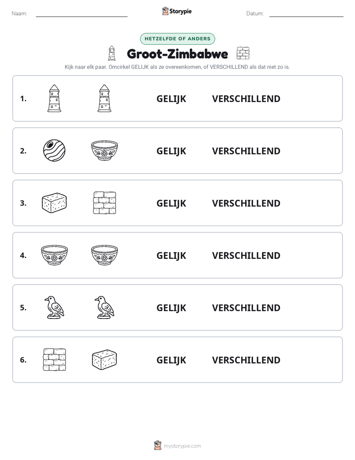 Zelfde of Verschillend
