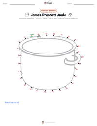 James Prescott Joule afdrukbare werkblad voorbeeld