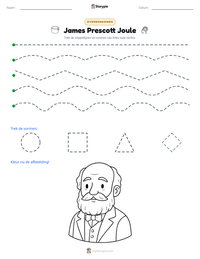 James Prescott Joule afdrukbare werkblad voorbeeld