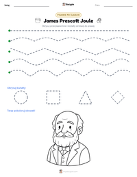 Podgląd drukowalnego arkusza ćwiczeń James Prescott Joule