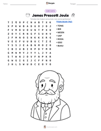 Prabaca lembar kerja cetak James Prescott Joule