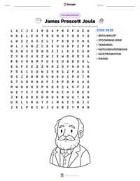 James Prescott Joule afdrukbare werkblad voorbeeld