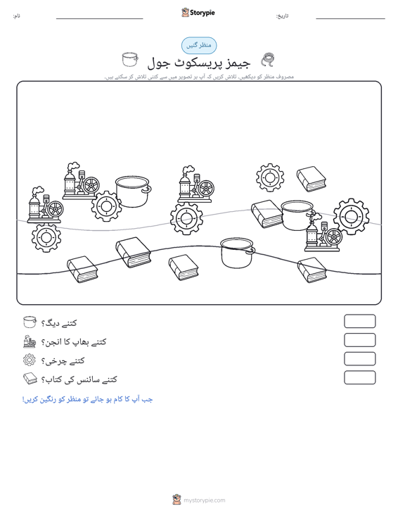 گنتی کا منظر