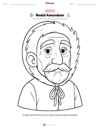Roald Amundsen druckbare Arbeitsblatt Vorschau