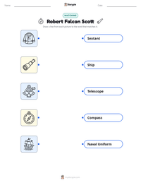 Robert Falcon Scott printable worksheet preview