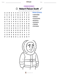 Anteprima della scheda stampabile di Robert Falcon Scott