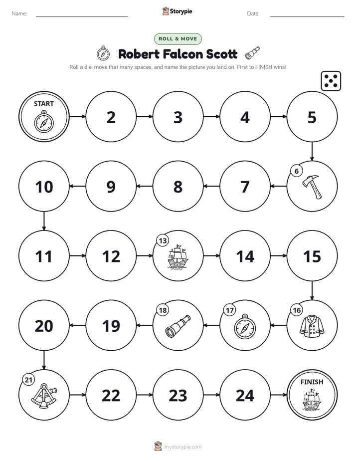 Roll & Move Game