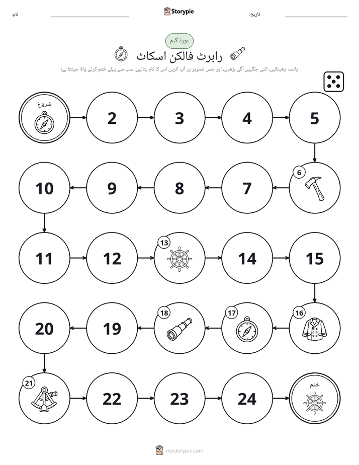 رول اور منتقل کریں کھیل
