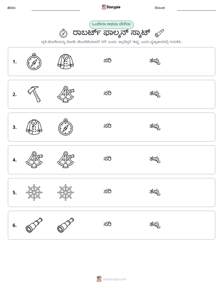 ಒಂದೇ ಅಥವಾ ವಿಭಿನ್ನ