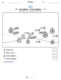 欧内斯特·沙克尔顿爵士 可打印工作表预览