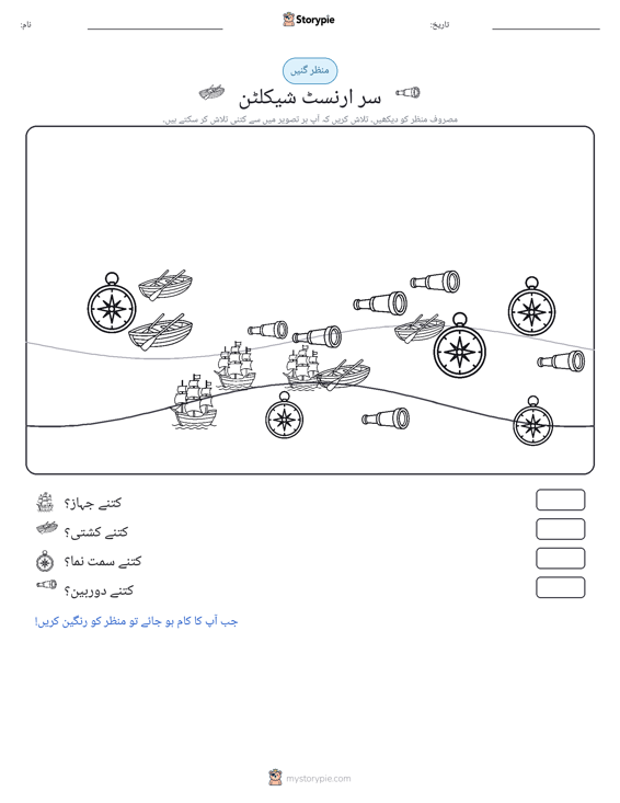 گنتی کا منظر