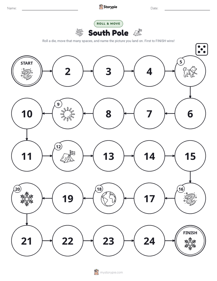 Roll & Move Game