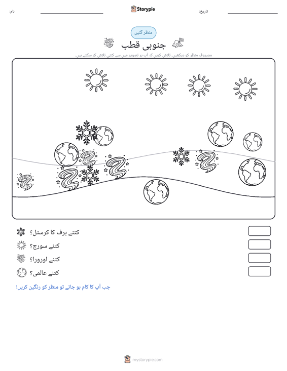 گنتی کا منظر
