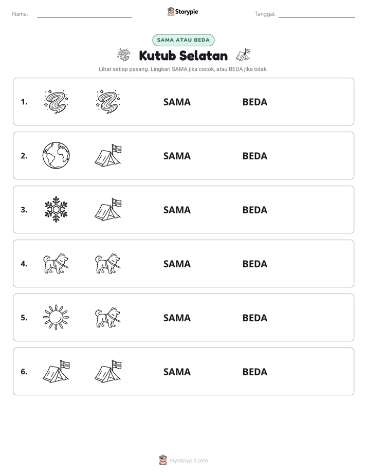 Sama atau Berbeda