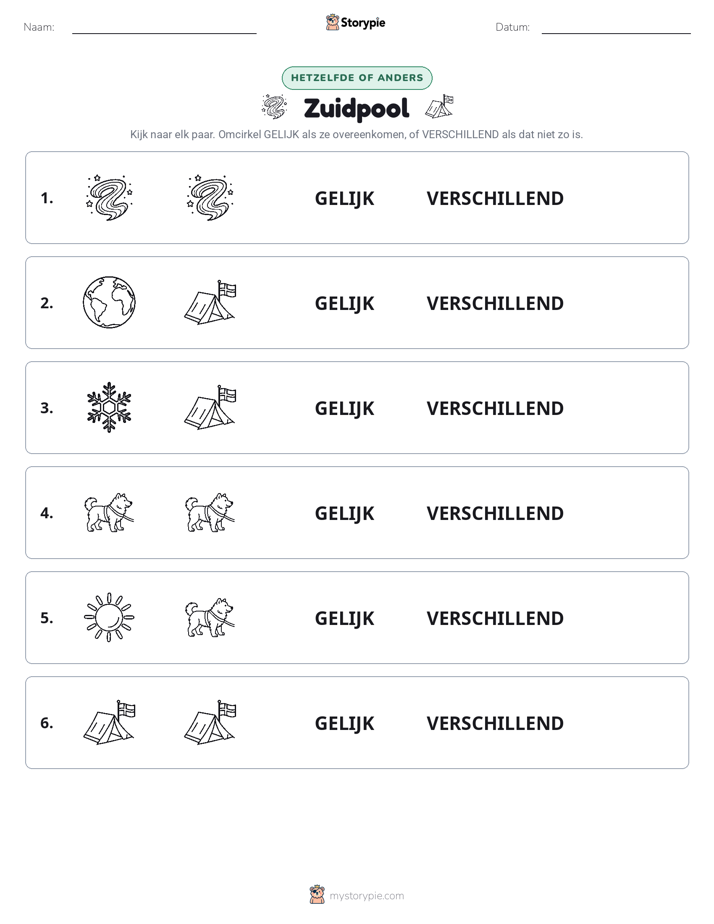 Zelfde of Verschillend