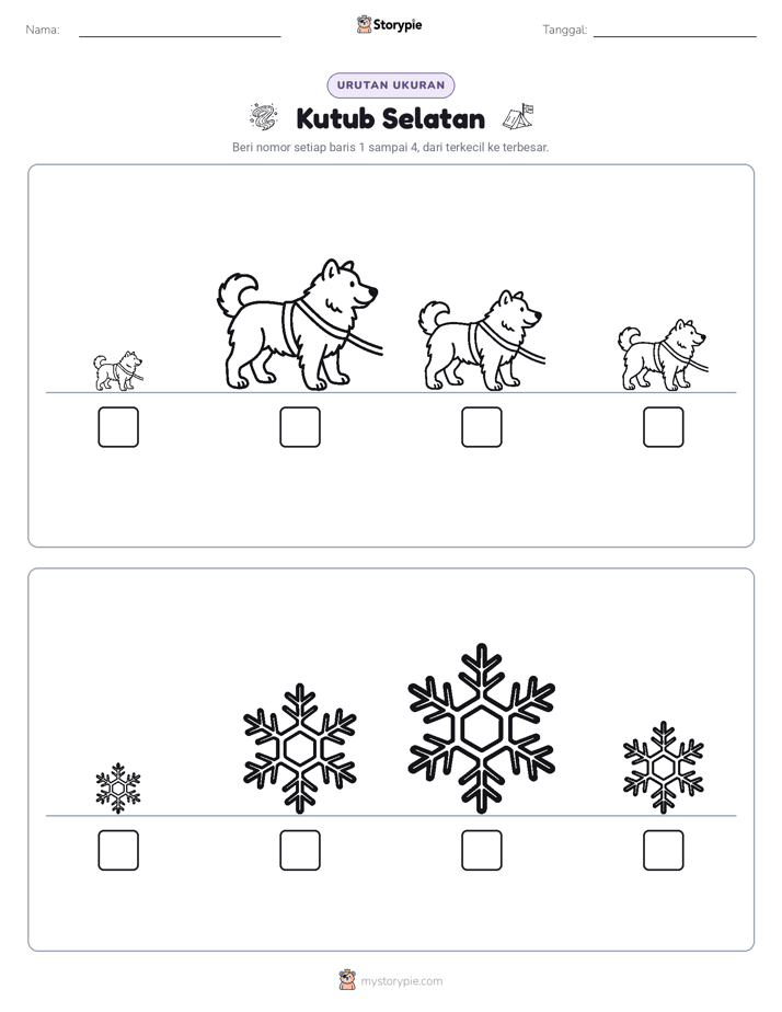 Urutan Ukuran