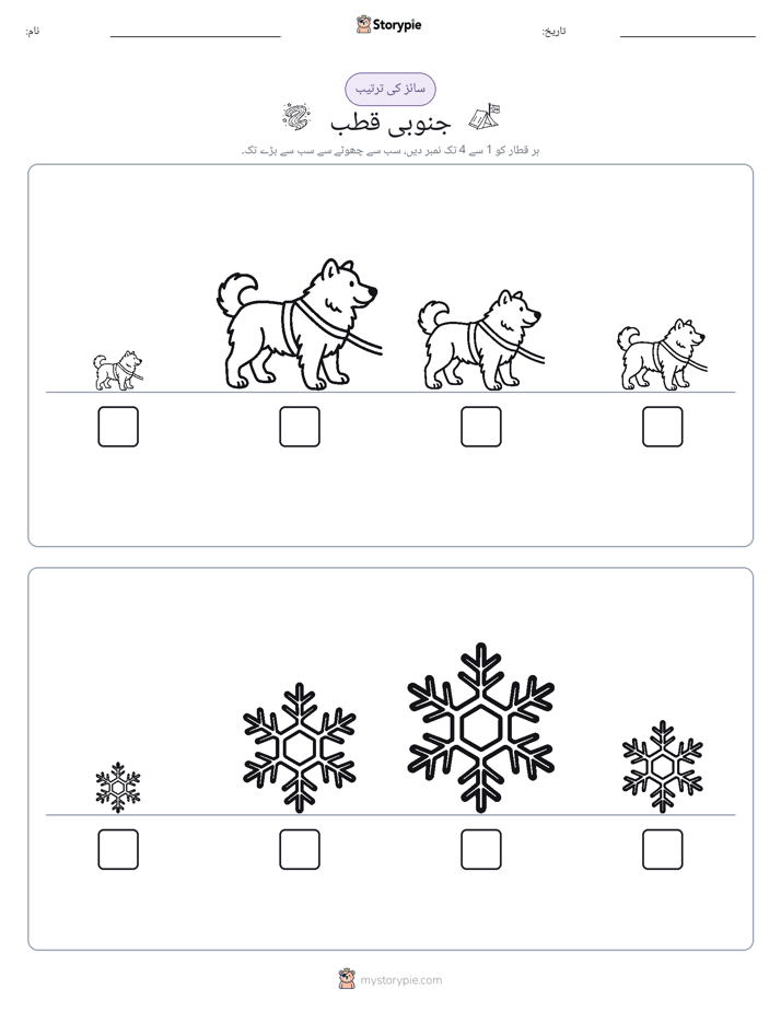 سائز کی ترتیب