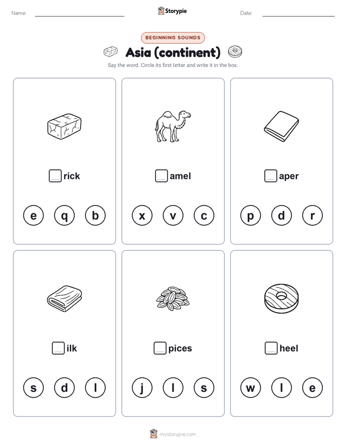 Beginning Sounds