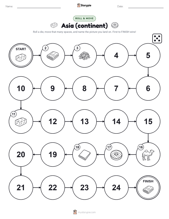 Roll & Move Game