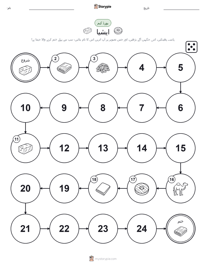 رول اور منتقل کریں کھیل