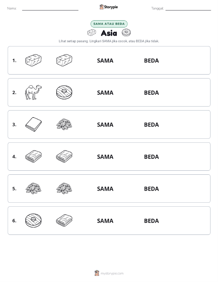 Sama atau Berbeda