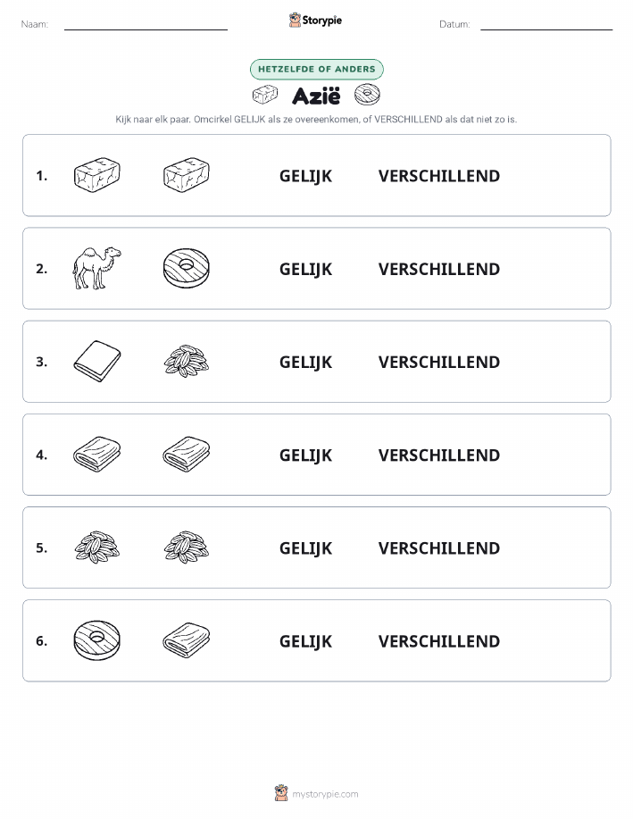 Zelfde of Verschillend