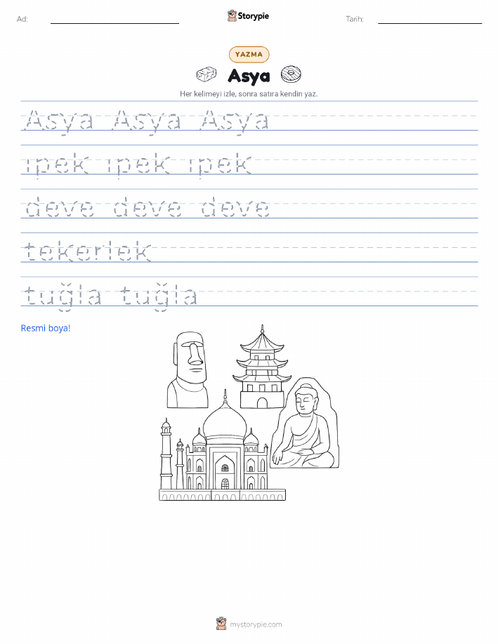 Yazma Pratiği