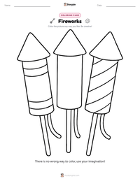 Fireworks printable worksheet preview