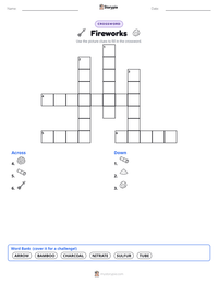 Fireworks printable worksheet preview