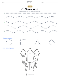 Fireworks printable worksheet preview