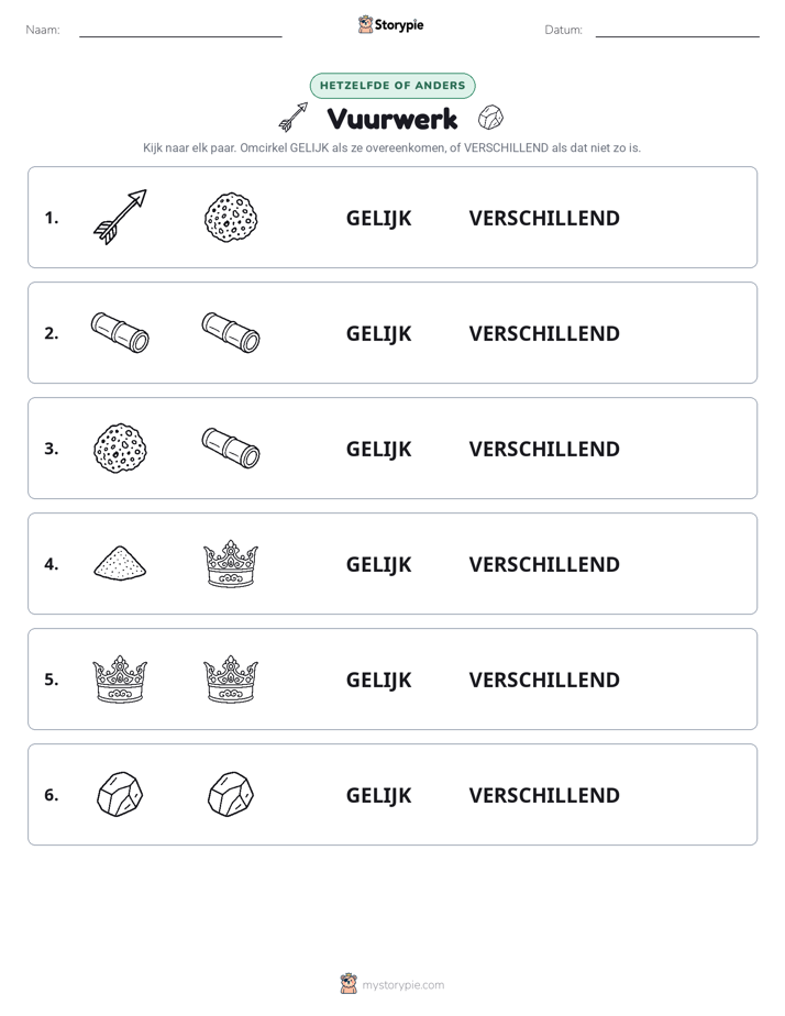 Zelfde of Verschillend