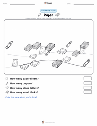Paper printable worksheet preview
