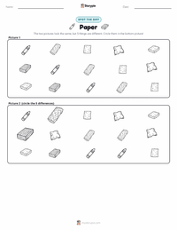Paper printable worksheet preview