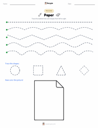 Paper printable worksheet preview