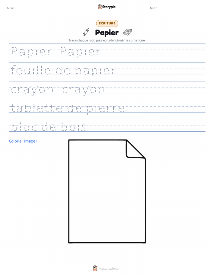 Pratique d'écriture