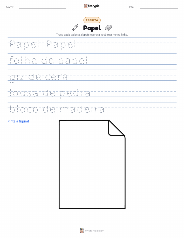 Prática de Escrita
